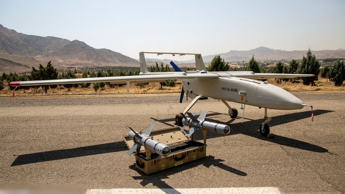 Dron Mohajer-6 - maszyny tego typu trafiają do Rosji, która używa ich w swojej inwazji na Ukrainę