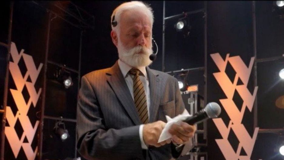 Marek Grąbczewski na planie "Voice of Poland"