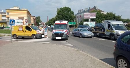 Wypadek na ulicy Sandomierskiej