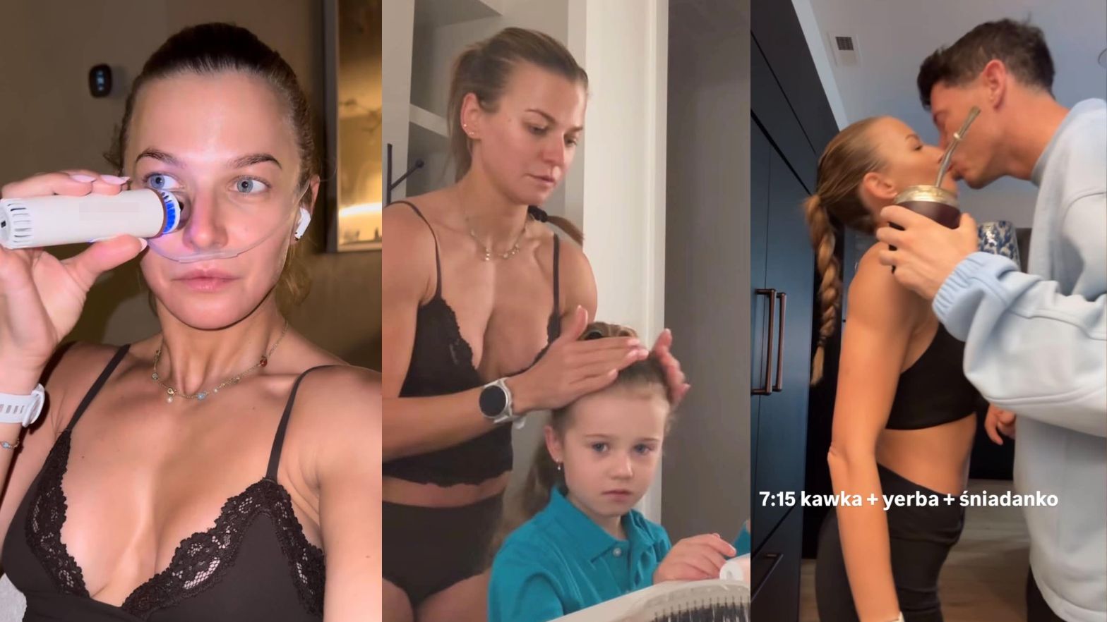Niewyspana Anna Lewandowska walczy z jet lagiem