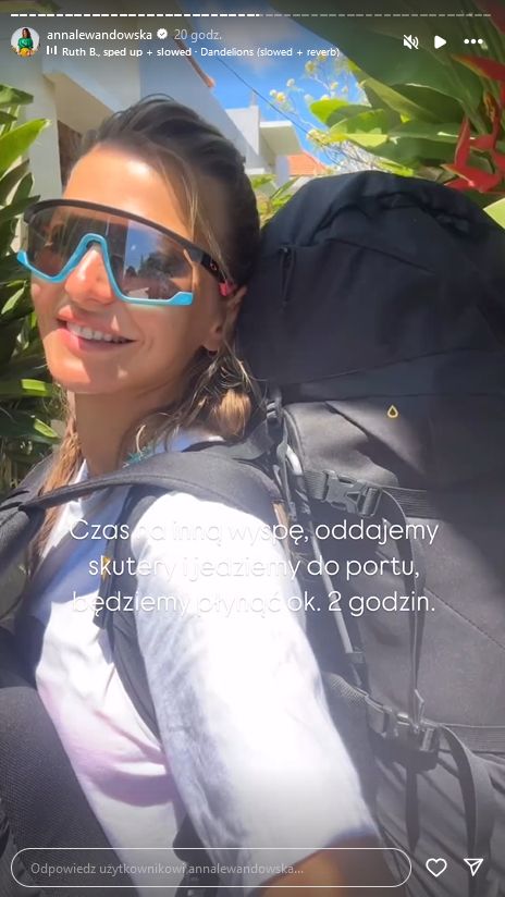 Anna Lewandowska zwiedza Bali z przyjaciółką