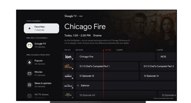 Ponad 800 bezpłatnych kanałów na telewizorach i przystawkach z Google TV
