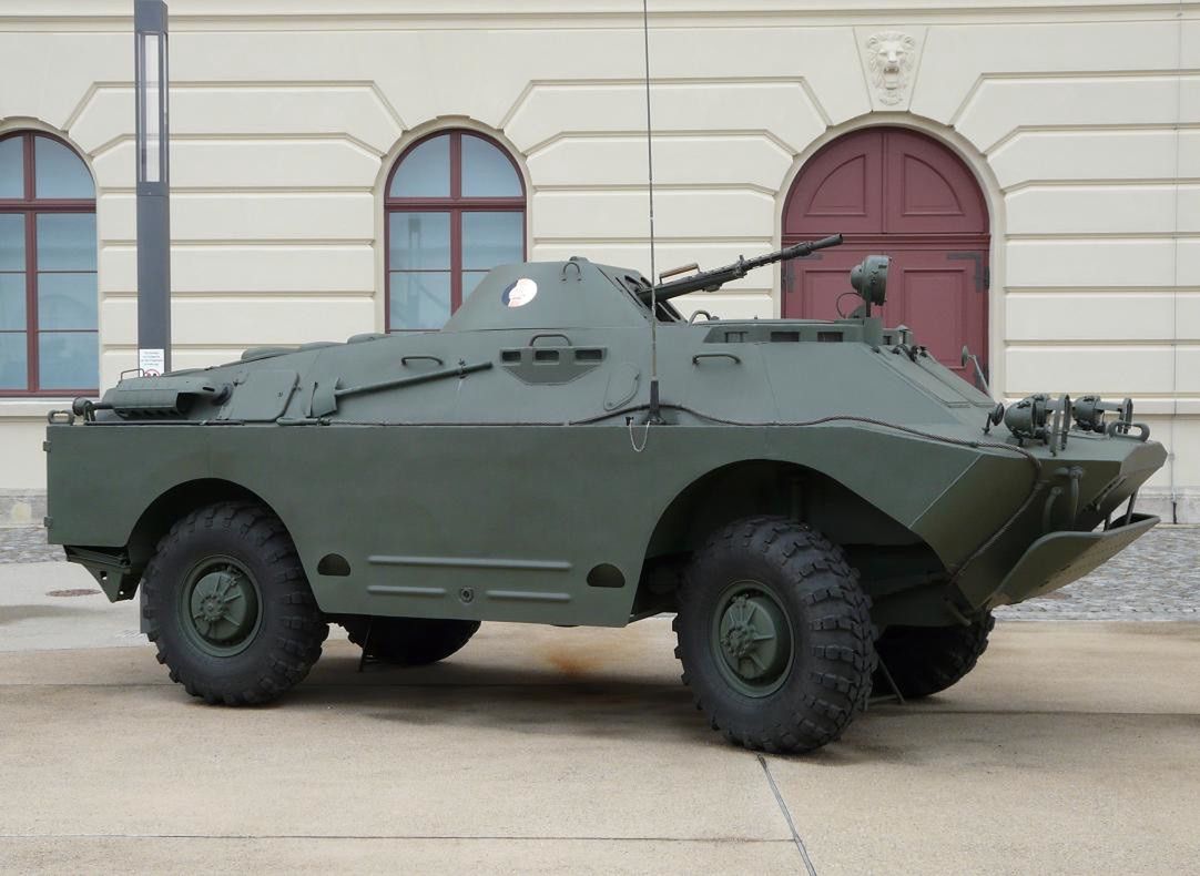 Transporter opancerzony BRDM-2 w Muzeum Historii Wojskowości w Dreźnie