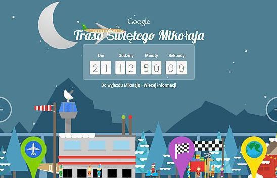 Google ze świątecznym serwisem Santa Tracker (wideo)