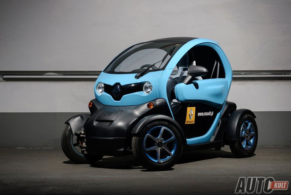 Renault Twizy wygląda zupełnie inaczej niż dotychczas znane samochody, nawet elektryczne.