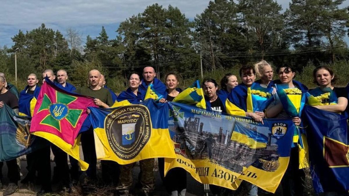 Wymiana jeńców w Ukrainie.