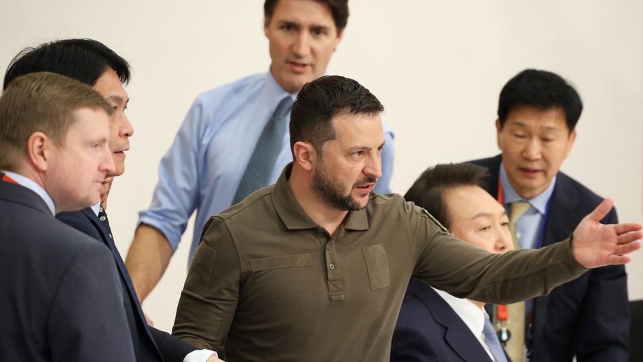 Prezydent Ukrainy Wołodymyr Zełenski