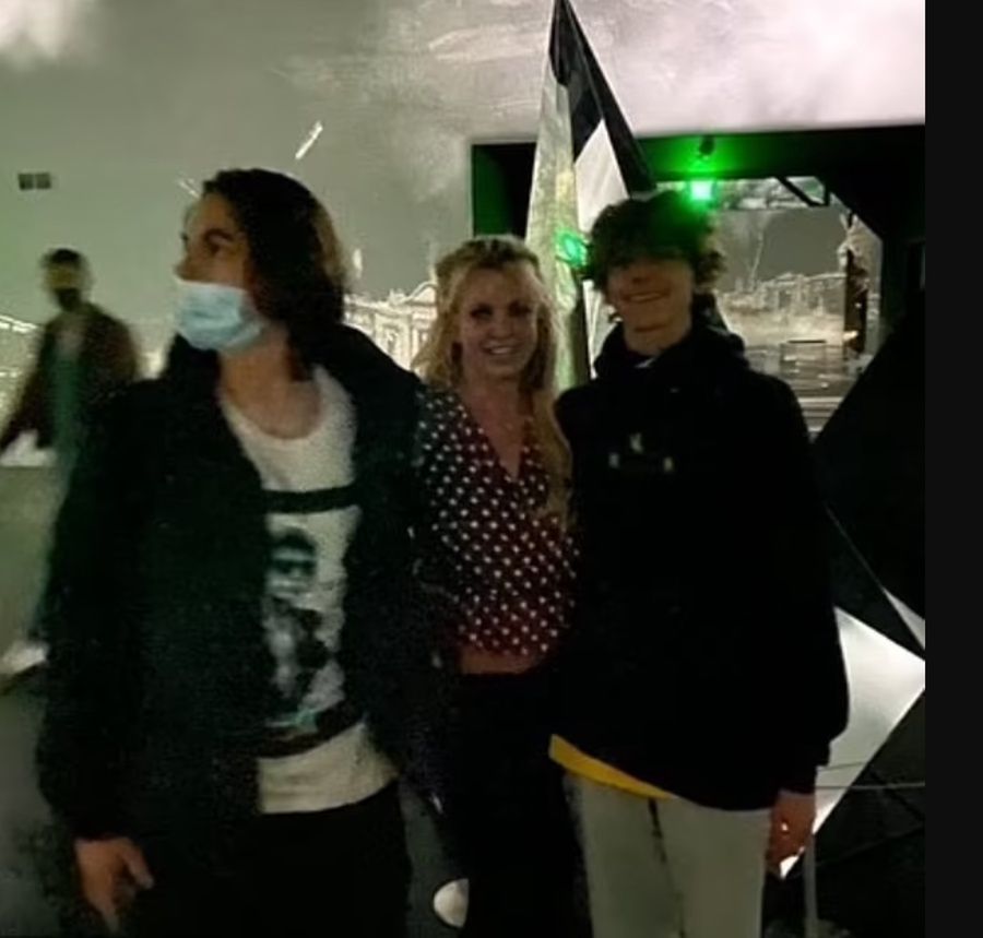 Britney Spears z synami 