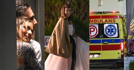 Za kulisami "Tańca z Gwiazdami": zwiewna Edyta Górniak, wtuleni w siebie Julia Żugaj z tancerzem, karetka pod studiem