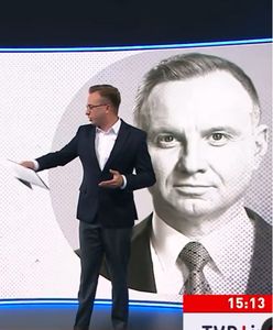 Trzy wpadki w kilka chwil. Zdjęcie z TVP Info niesie się po sieci