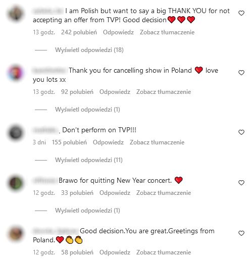 Fani z Polski dziękują Melanie C za odwołanie występu w TVP
