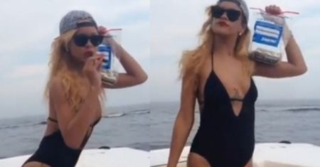 A tak się bawi Rihanna w Monako...