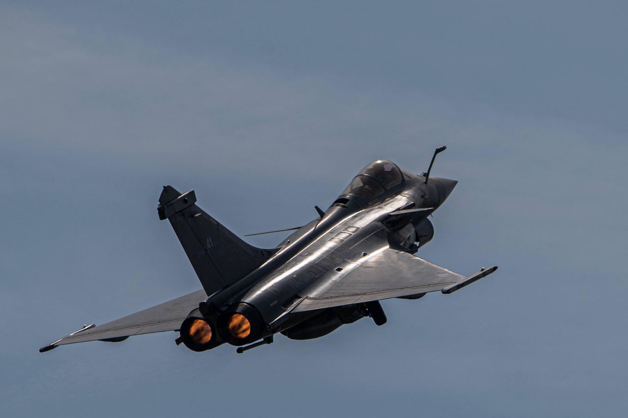 Na zdjęciu francuski Rafale 