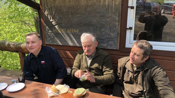 Andrzej Duda w Bieszczadach