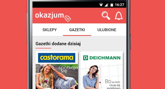 Okazjum.pl z aplikacją mobilną na Androida