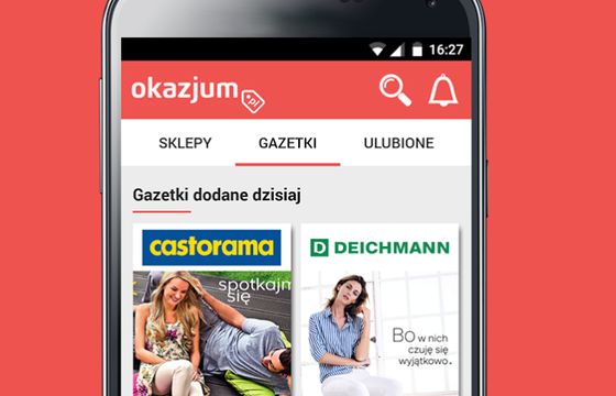 Okazjum.pl z aplikacją mobilną na Androida