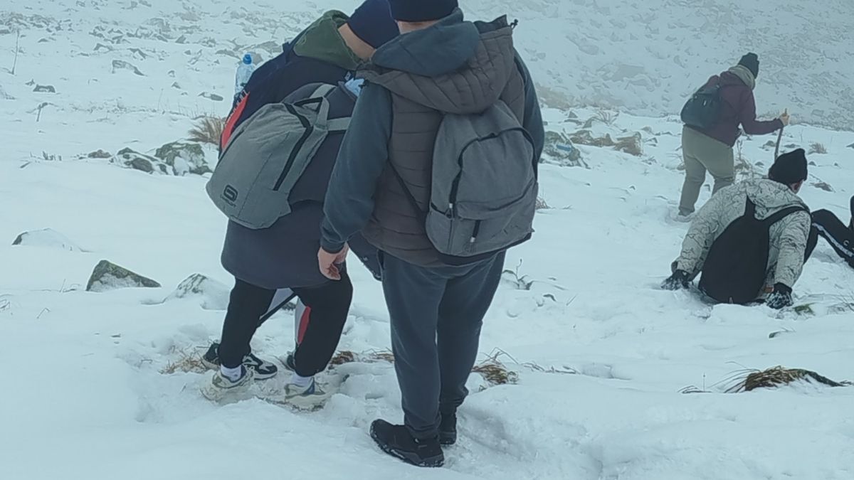 Pokazał ujęcia z Tatr.