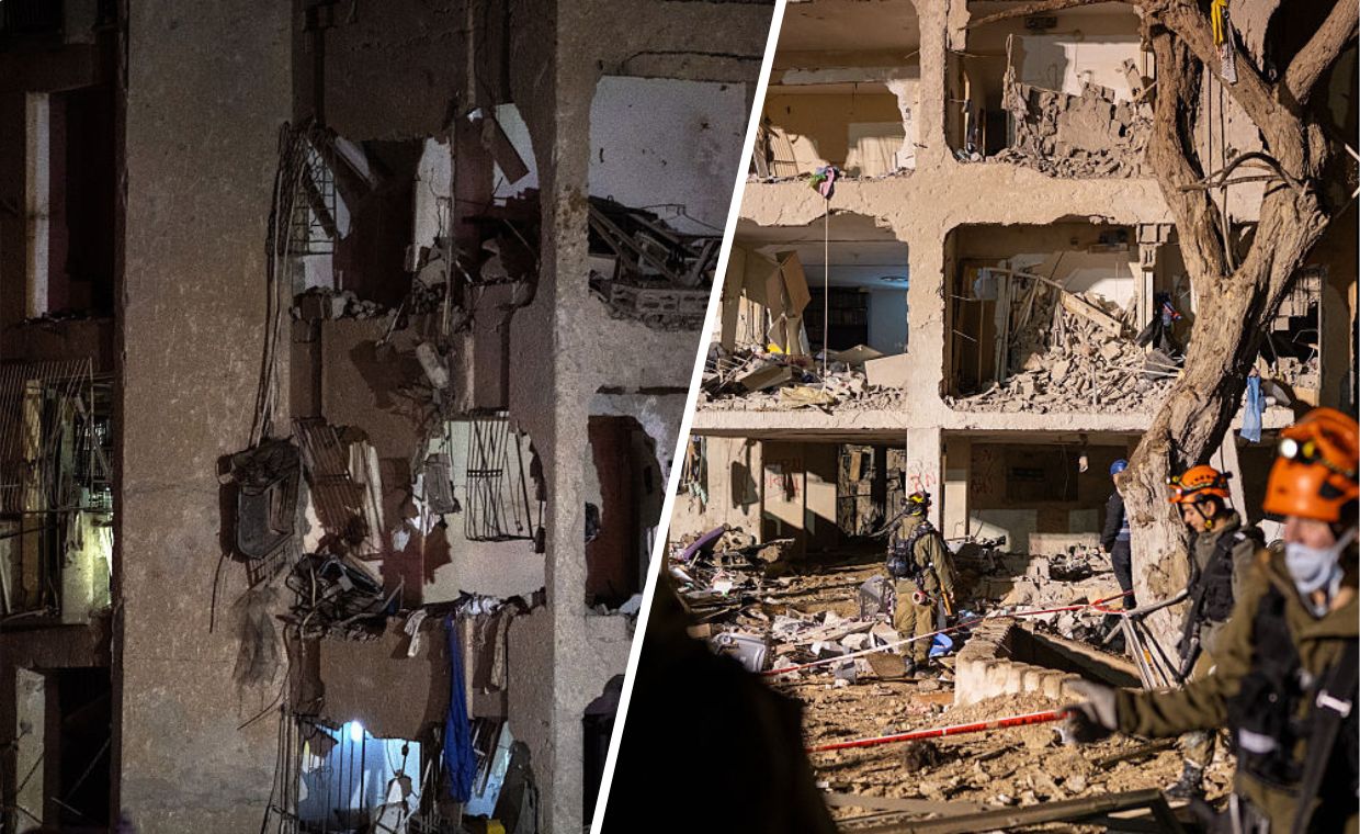 Szokujące zdjęcia z Aradu. Tak wygląda izraelskie miasto po ataku Iranu