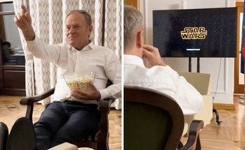 Tusk opublikował nietypowe nagranie. "Niech moc będzie z Wami"