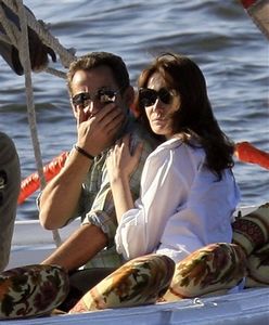 Sarkozy i Carla Bruni nad Nilem