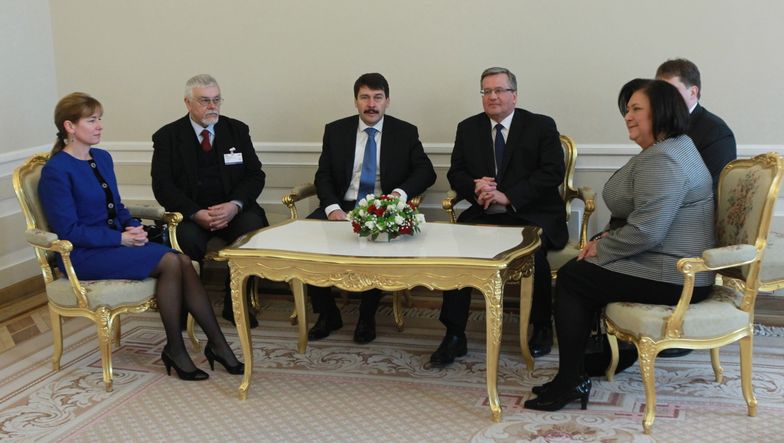 Wizyta prezydenta Węgier w Polsce. Komorowski wyda obiad