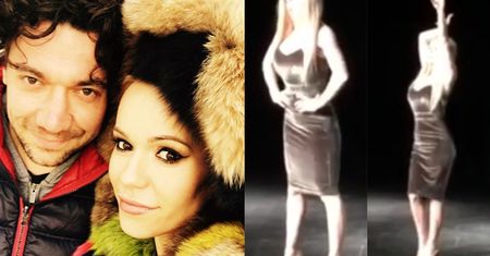 Seksowne pozy Dody w teatrze Karolaka (FOTO i WIDEO)