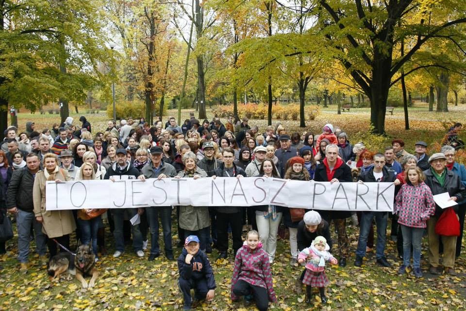 Mieszkańcy walczą o park!