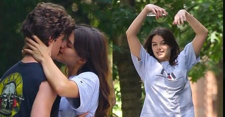 18-letnia Suri Cruise oddaje się POCAŁUNKOM z ukochanym. Uroczo? (ZDJĘCIA)