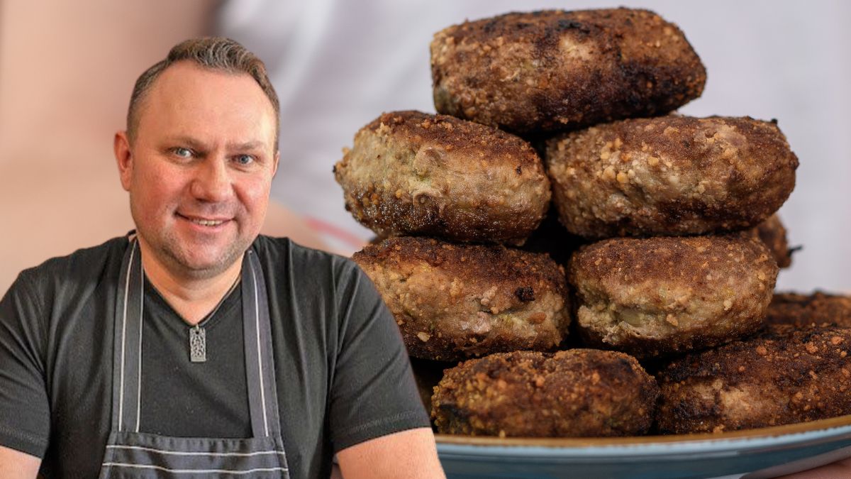 Tomek Strzelczyk ma swoje patenty na kotlety mielone