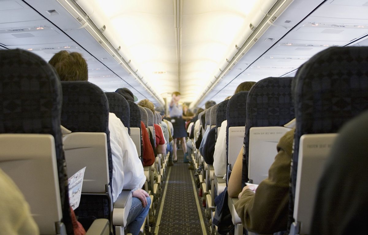 Kłótnie w samolocie są uciążliwe dla współpasażerów (zdjęcie poglądowe)