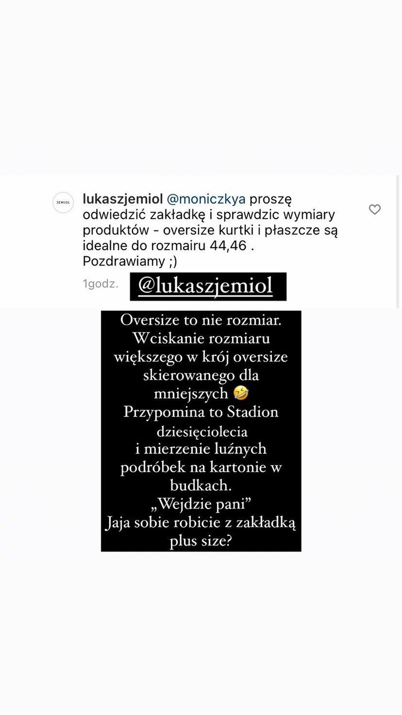 Influencerka krytykuje kolekcję Jemioła