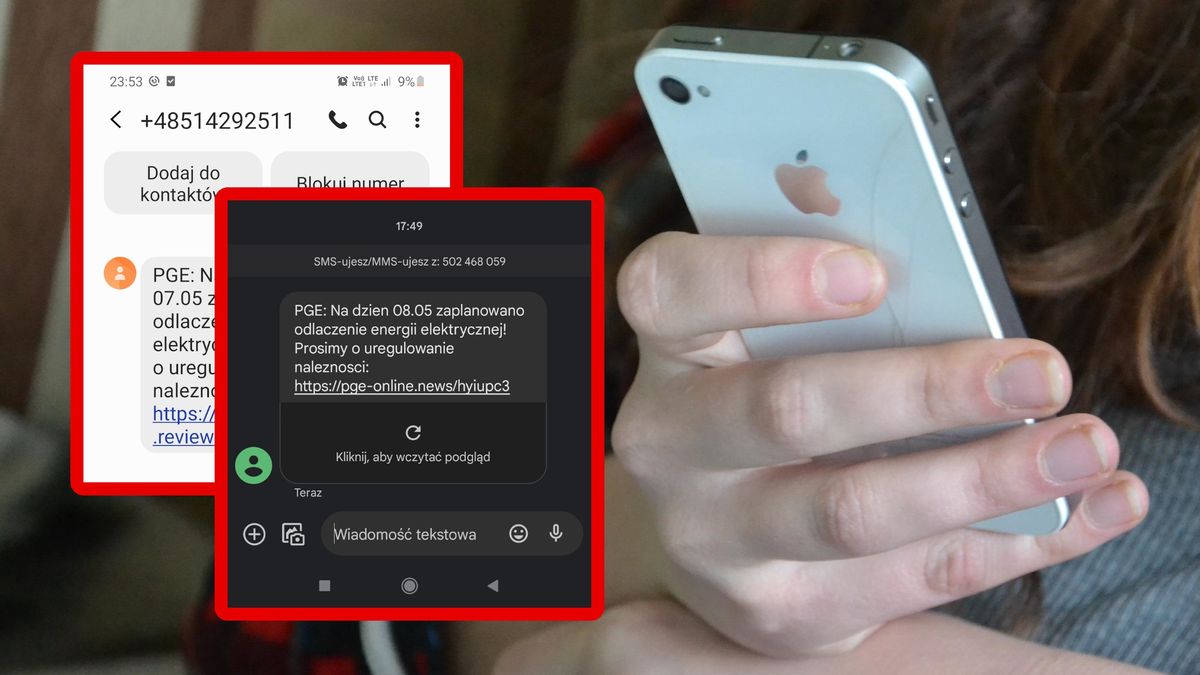 Zgłoszenia fałszywych SMS-ów