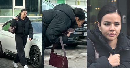 Lexy Chaplin wysiada ze swojego porsche, WYPLUWA GUMĘ na chodnik, po czym drepcze do restauracji