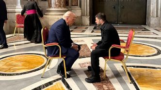 Trump spotkał się z Zełenskim przed pogrzebem papieża. Jest komunikat