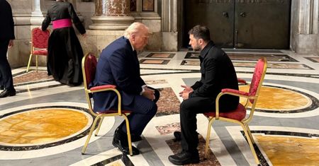 Trump spotkał się z Zełenskim przed pogrzebem papieża. Jest komunikat