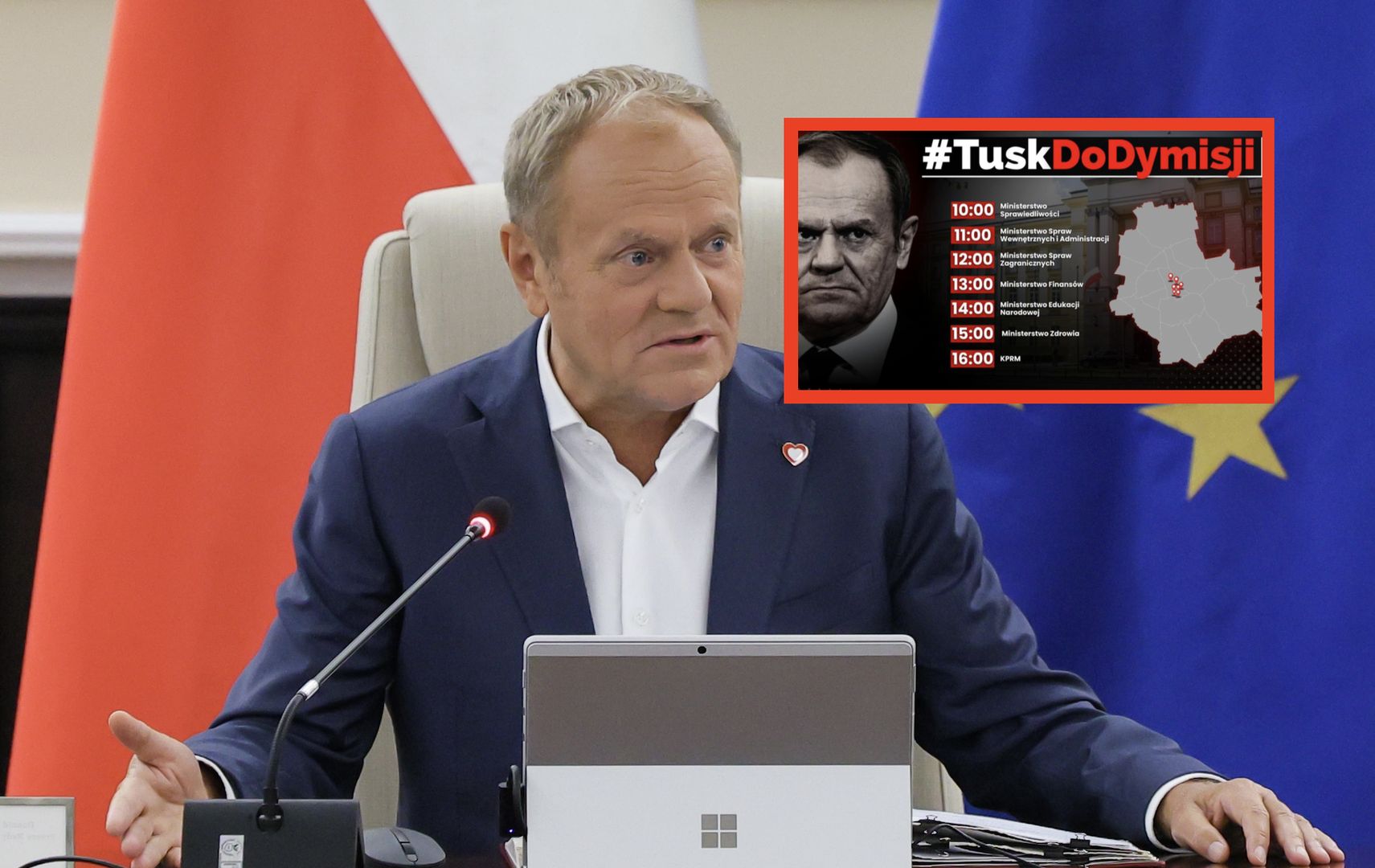 PiS zaplanował na wtorek szereg antyrządowych demonstracji pod 