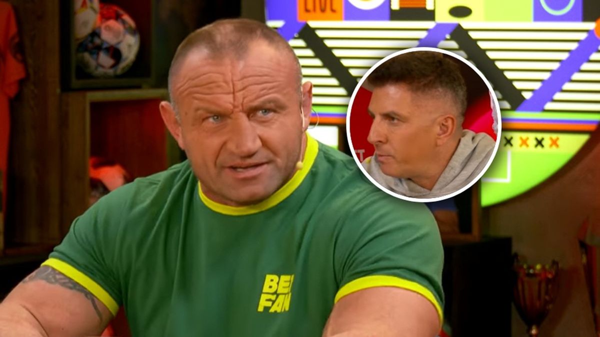YouTube / Kanał Sportowy / Na zdjęciu: Mariusz Pudzianowski i Mateusz Borek (w kółeczku)