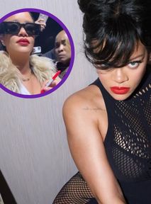 Rihanna poprosiła o podpisanie piersi. Na koncercie stała w pierwszym rzędzie