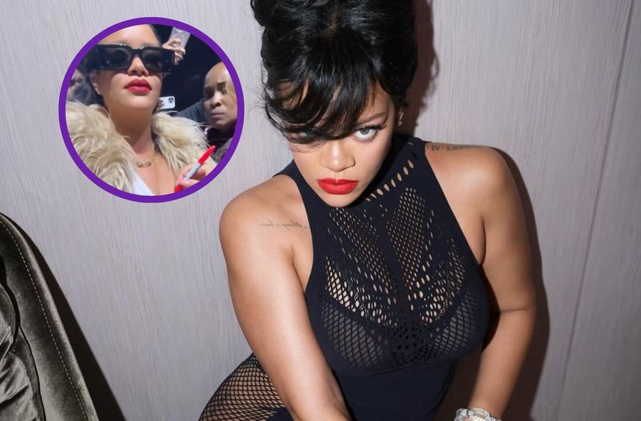 Rihanna poprosiła o podpisanie c*cków. Na koncercie stała w pier