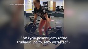 #dziejesiewsporcie: Ewa Brodnicka zaimponowała fanom. Tak trenowała w siłowni