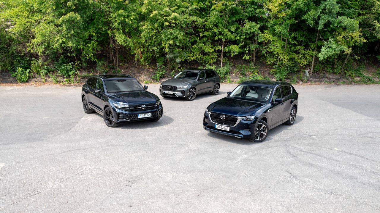 Porównanie: Mazda CX-60 vs Volkswagen Touareg vs Volvo XC60 – SUV-y z aspiracjami