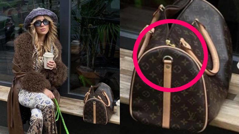 Jessica Mercedes paraduje po ulicy z podróbką Louis Vuitton?