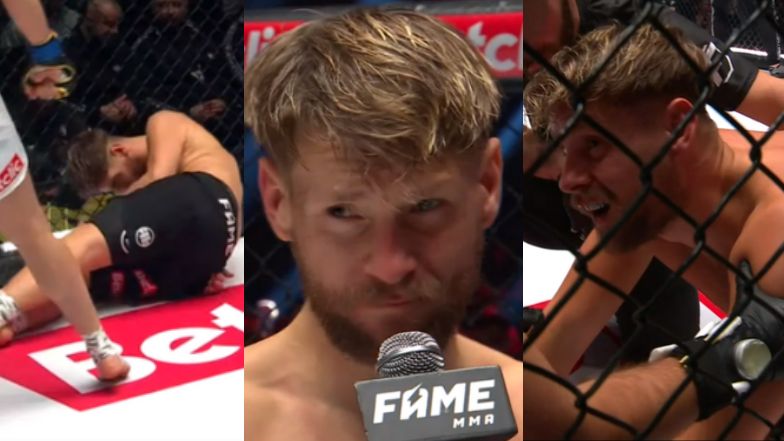 Dziwna przemowa Sebastiana Fabijańskiego po przegranej walce na Fame MMA