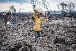 Brakuje jedzenia i wody. Dramat po erupcji wulkanu w Kongo