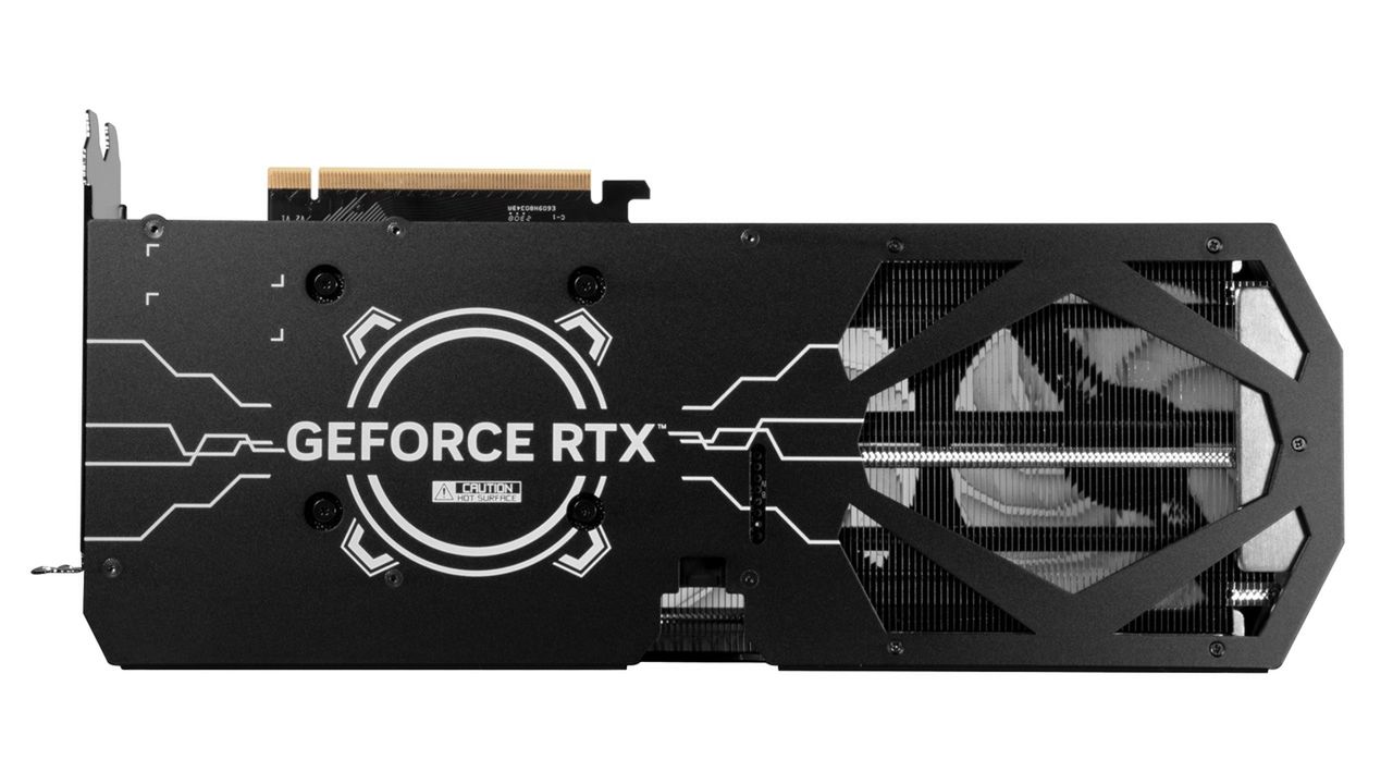 KFA2 GeForce RTX 4070 Super Ex Gamer backplate