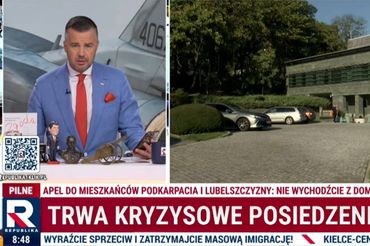 Wydanie specjalne w TV Republika, fot. kadr z YouTube'a