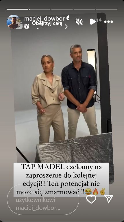 Maciej Dowbor robi dobrą minę do złej gry.