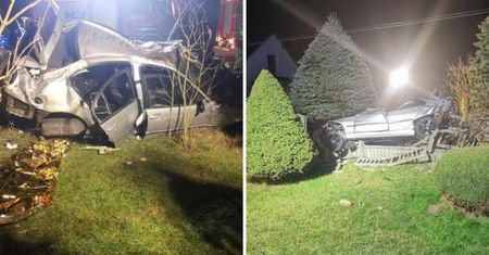 Ścięty słup i potężny huk. 20-latek nie żyje