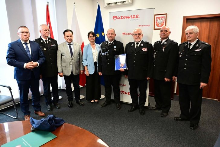 Strażak z gminy Drobin uratował życie poszkodowanemu. Teraz został wyróżniony