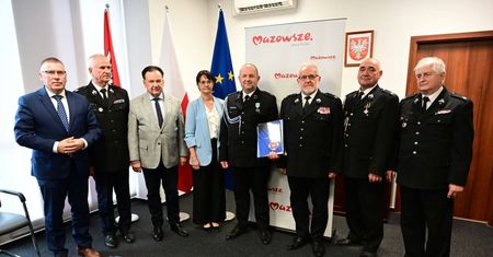 Strażak z gminy Drobin uratował życie poszkodowanemu. Teraz został wyróżniony